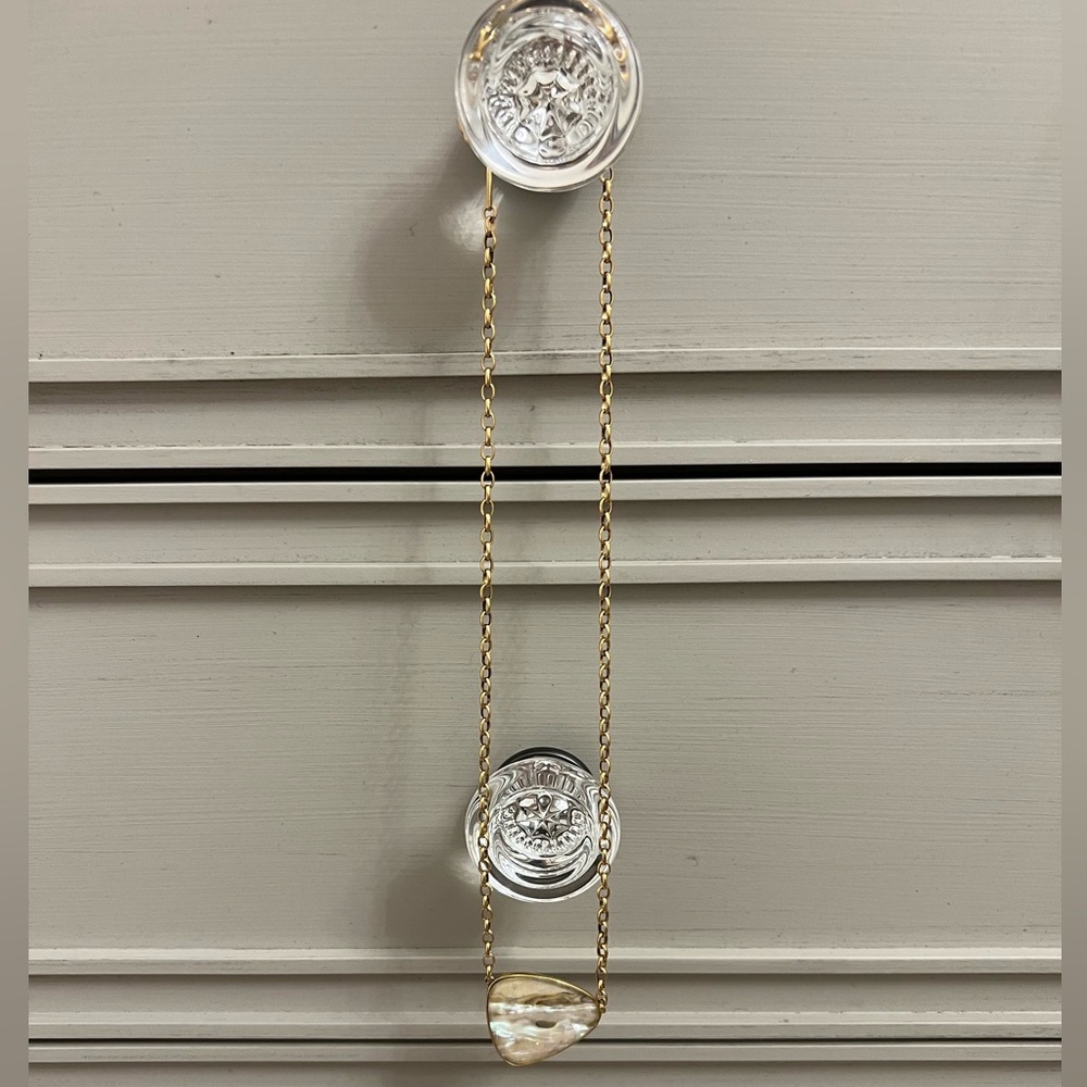 Kendra Scott Gold Iridescent Pendant Necklace